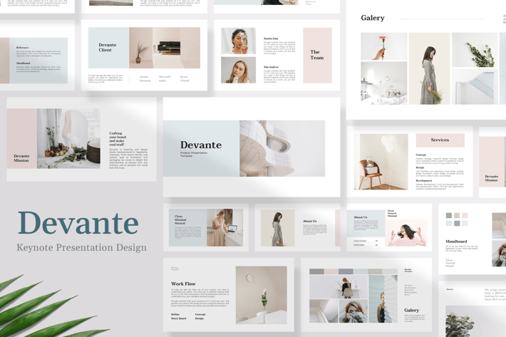 Devante - Product Presentation Template Keynote