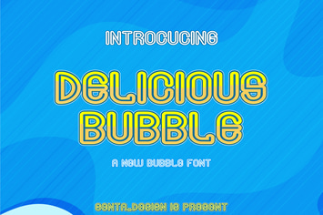 Deliciousbubble Cute Font