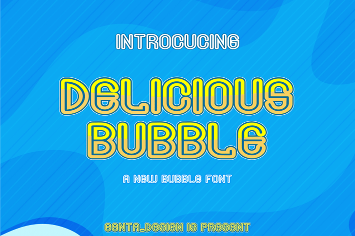 Deliciousbubble Cute Font