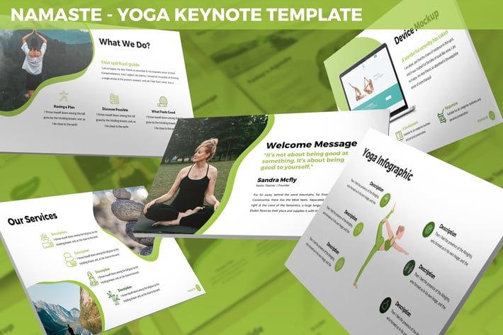 Namaste - Yoga Keynote Template