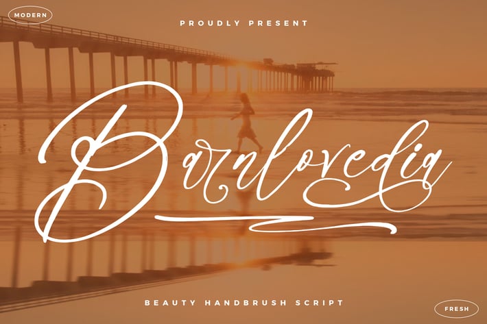 Barnlovedia Handbrush Font 
