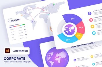 myAsset - World Map Infographic
