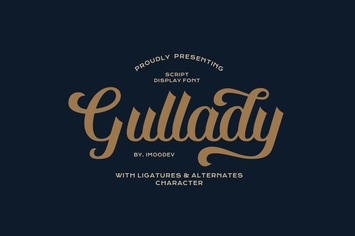 Gullady - Handwritten Cursive