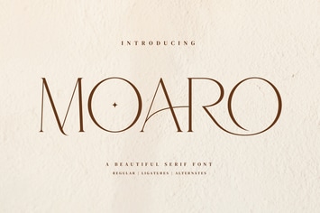Moaro Beautiful Serif Font