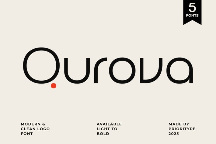 Qurova - Modern Elegant Logo Font