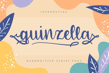 Quinzella | Handwritten Script Font