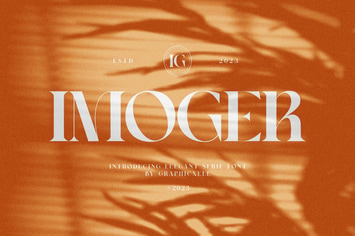 Imoger Elegant Serif Font Typeface