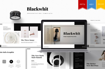 Blackwhit | Powerpoint, Keynote, Google Slides