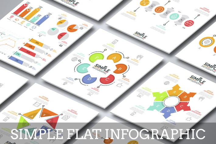 Simple Flat Infographic
