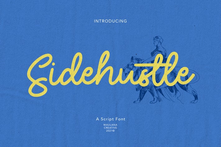 Sidehustle Vintage Script Font