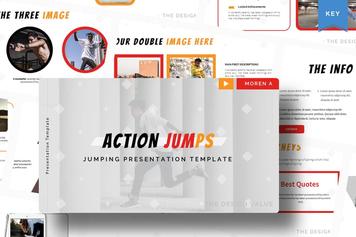Action Jumps | Keynote Template