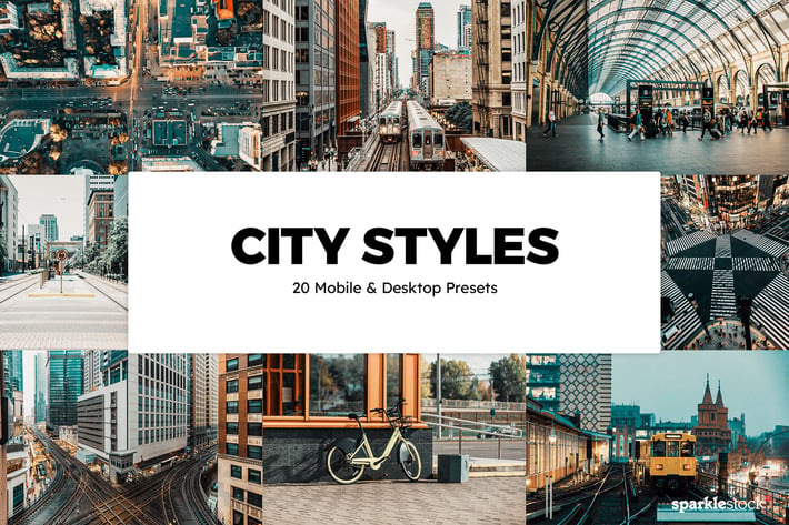 20 City Styles Lightroom Presets & LUTs