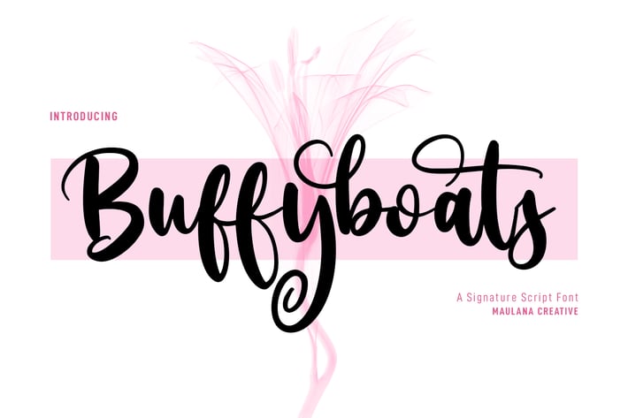 Buffyboats Handwriten Script Font