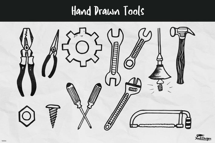 Hand Drawn Tools