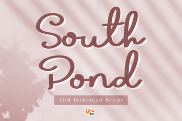 South Pond - Old Script Font