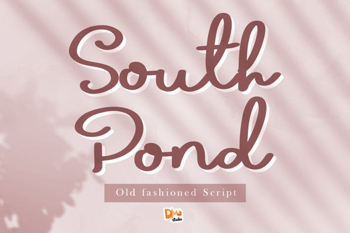 South Pond - Old Script Font
