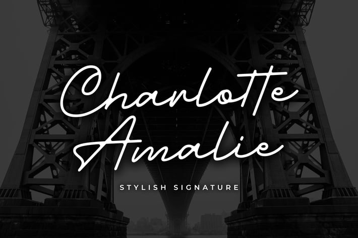Charlotte Amalie - Stylish Signature