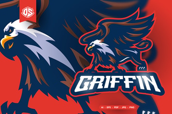 Griffin Mascot Logo
