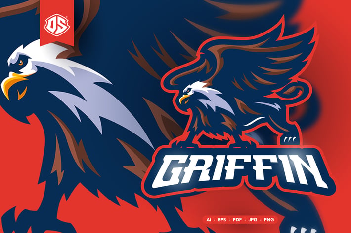 Griffin Mascot Logo