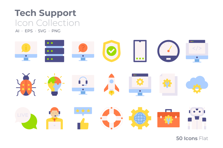 Tech Support Color Icon