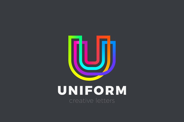 Letter U Logo design