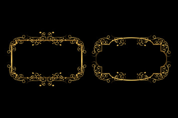 Vintage luxury frame