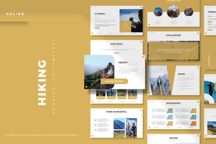 Hiking - Google Slides Template