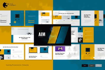 Aim - Gaming Presentation Template