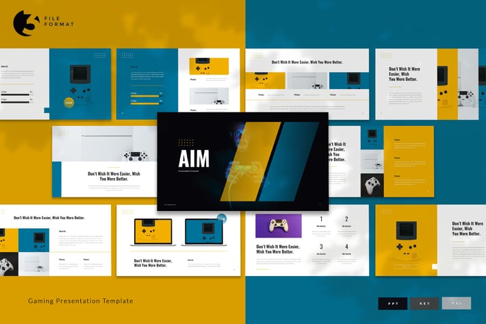 Aim - Gaming Presentation Template