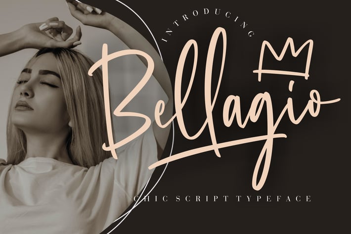 Bellagio Chic Script Typeface