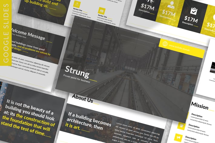 Strung - Business Google Slide Template