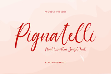 Pignatelli Playful Modern Handwritten Script Font