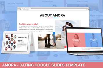 Amora - Dating Google Slides Template