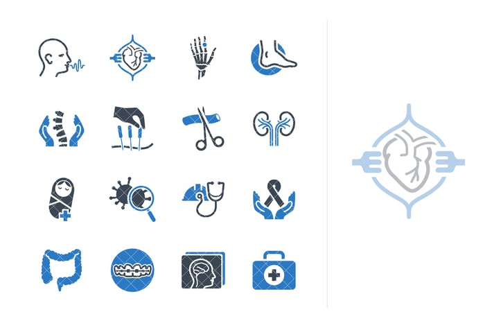 Medical Services & Specialties Icons - Set 4 