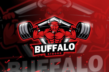 Buffalo Strong - Mascot & Esport Logo