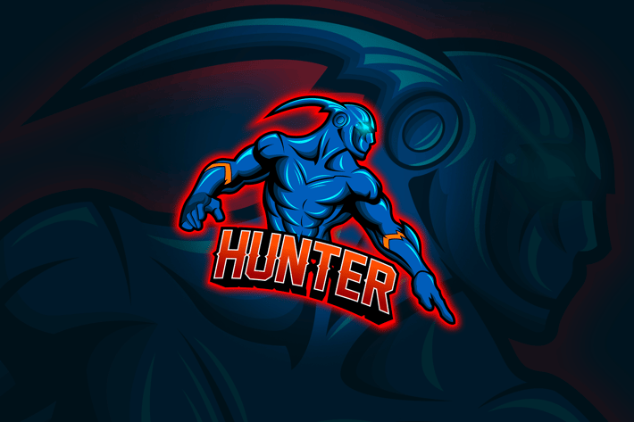 Hunter - Mascot & Esport Logo