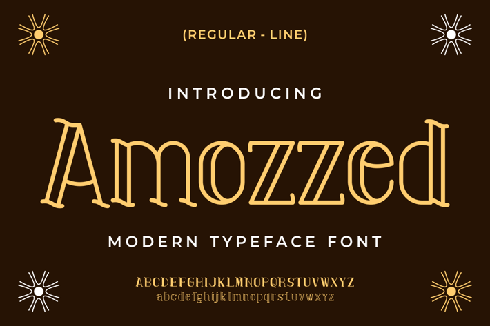 Amozzed Font