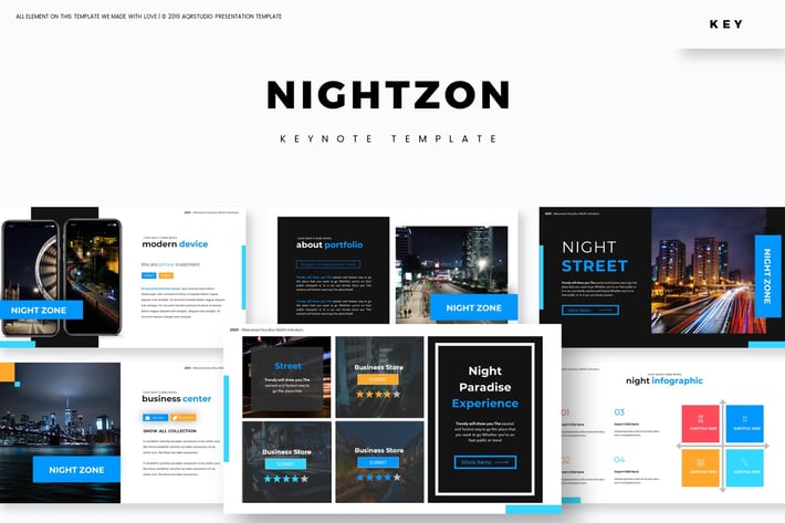 NightZon - Keynote Template