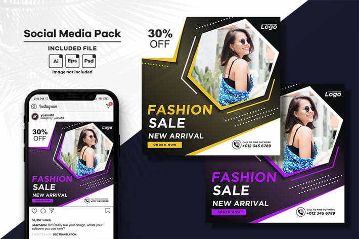 Modern Social Media Post Template