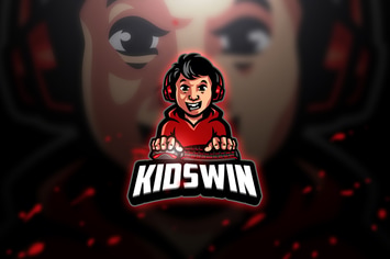 Kidswin - Mascot & Esport Logo