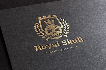 Royal Skull Logo Template