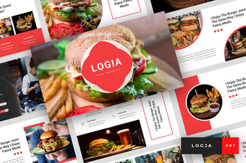 Logja - Burger PowerPoint Template