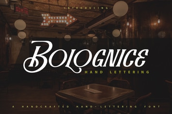 Bolognice | Handcrafted Hand-Lettring Font