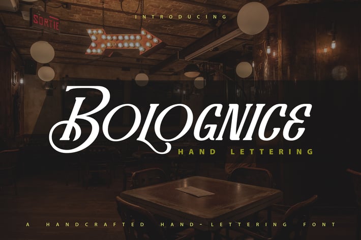 Bolognice | Handcrafted Hand-Lettring Font