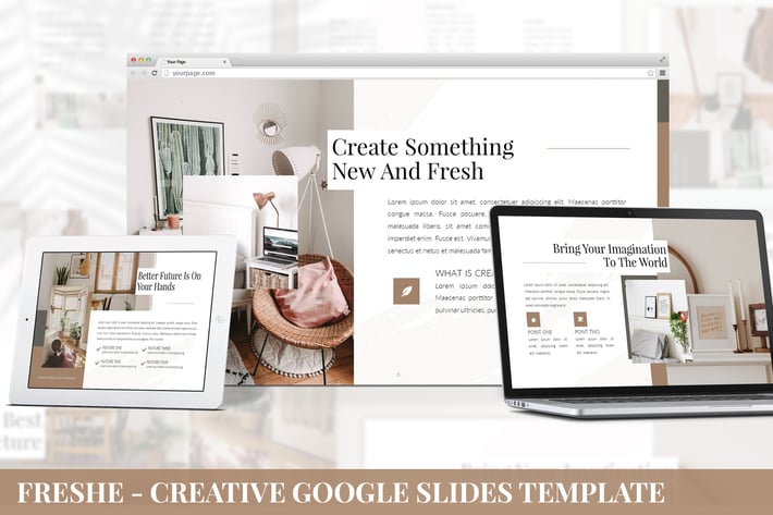 Freshe - Creative Google Slides Template