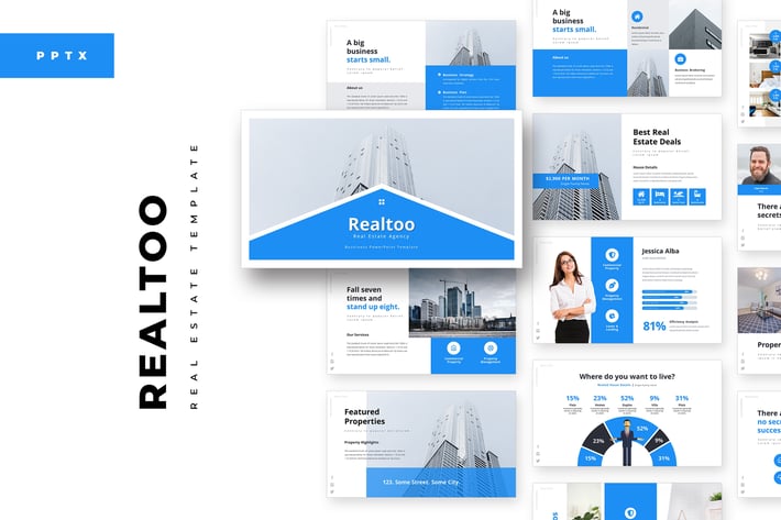 Realtoo Real Estate PowerPoint Template