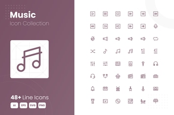 48 Music Icon Collection