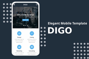 Digo - Elegant Mobile Template