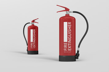 Fire Extinguisher Mockup