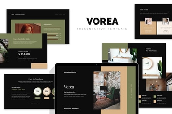 Vorea : Home Decor & Interior Business Keynote